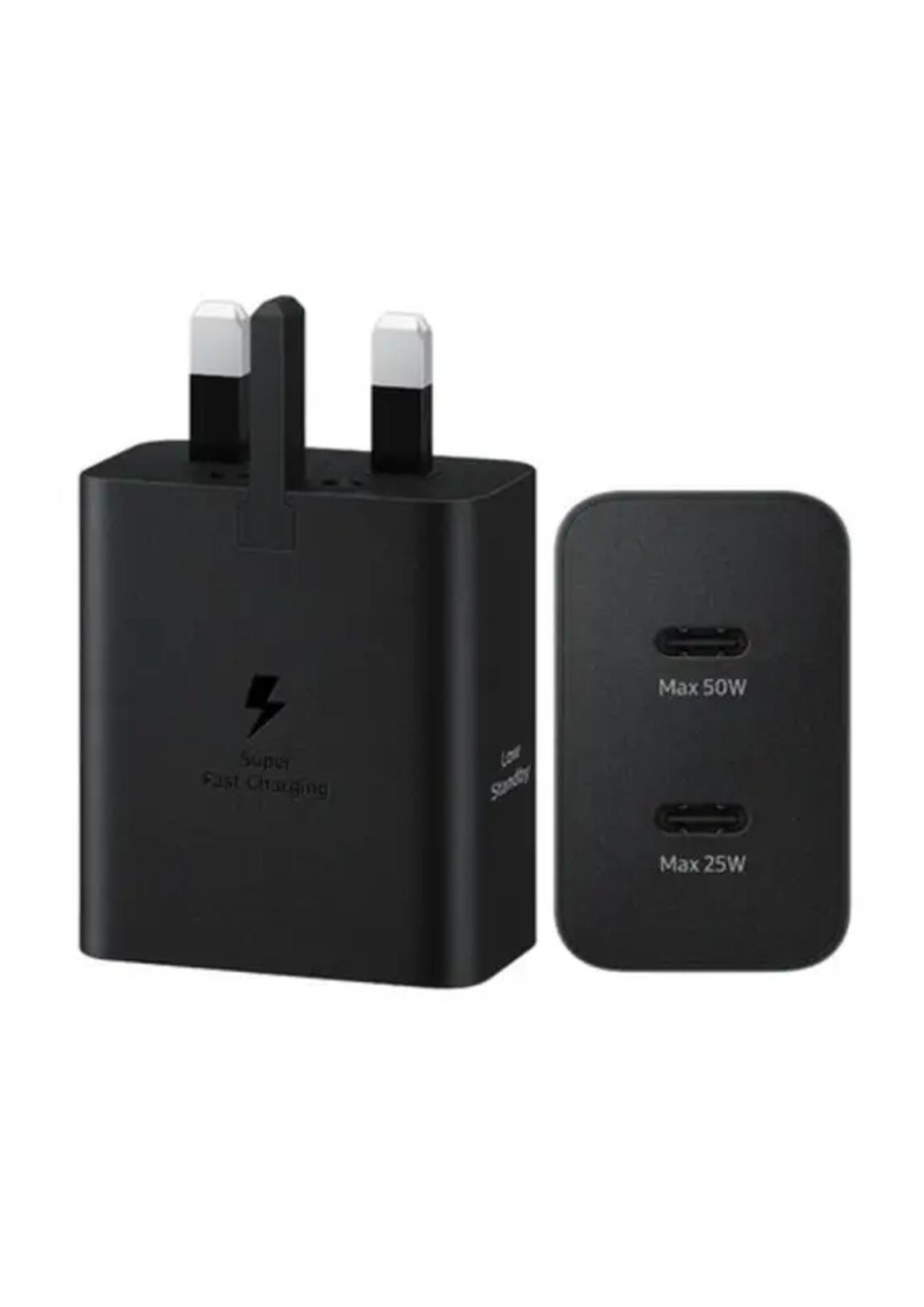 Samsung 50W 3-Pin Power Adapter Duo with Type-C to Type-C Cable