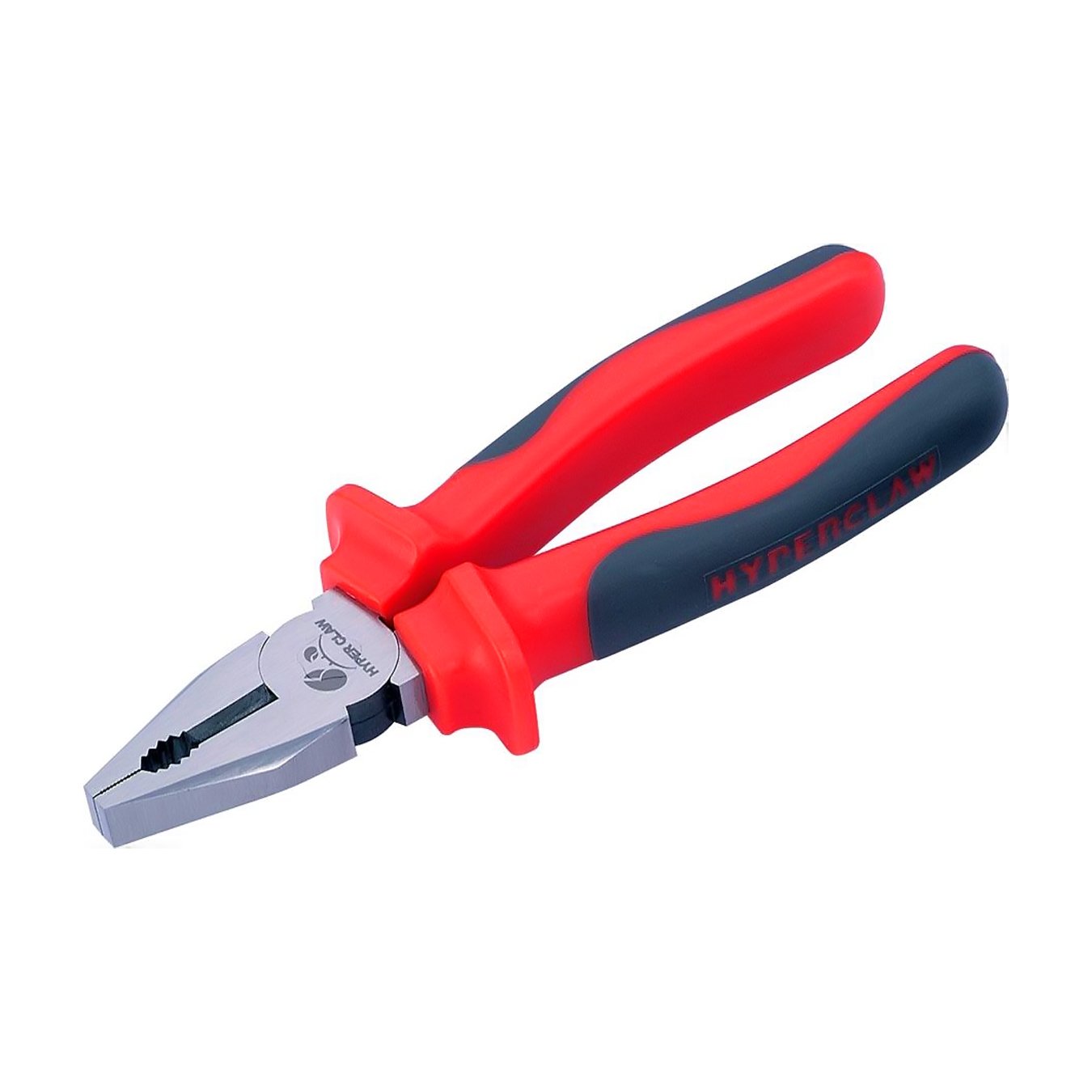 8-Inch Combination Pliers – Heavy-Duty Orange & Grey Handle -Plas