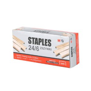 M&G Staples 24/6 – 1000 Pieces × 10 Boxes