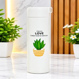Cactus LOVE Insulated Water Bottle / Thermos Flask