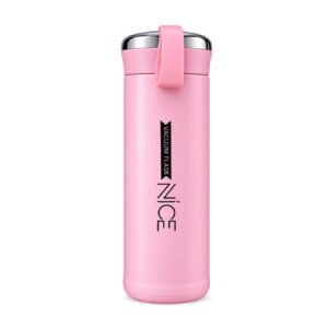 Pink Vacuum Flask / Insulated Water Bottle with Strap 🩷🥤