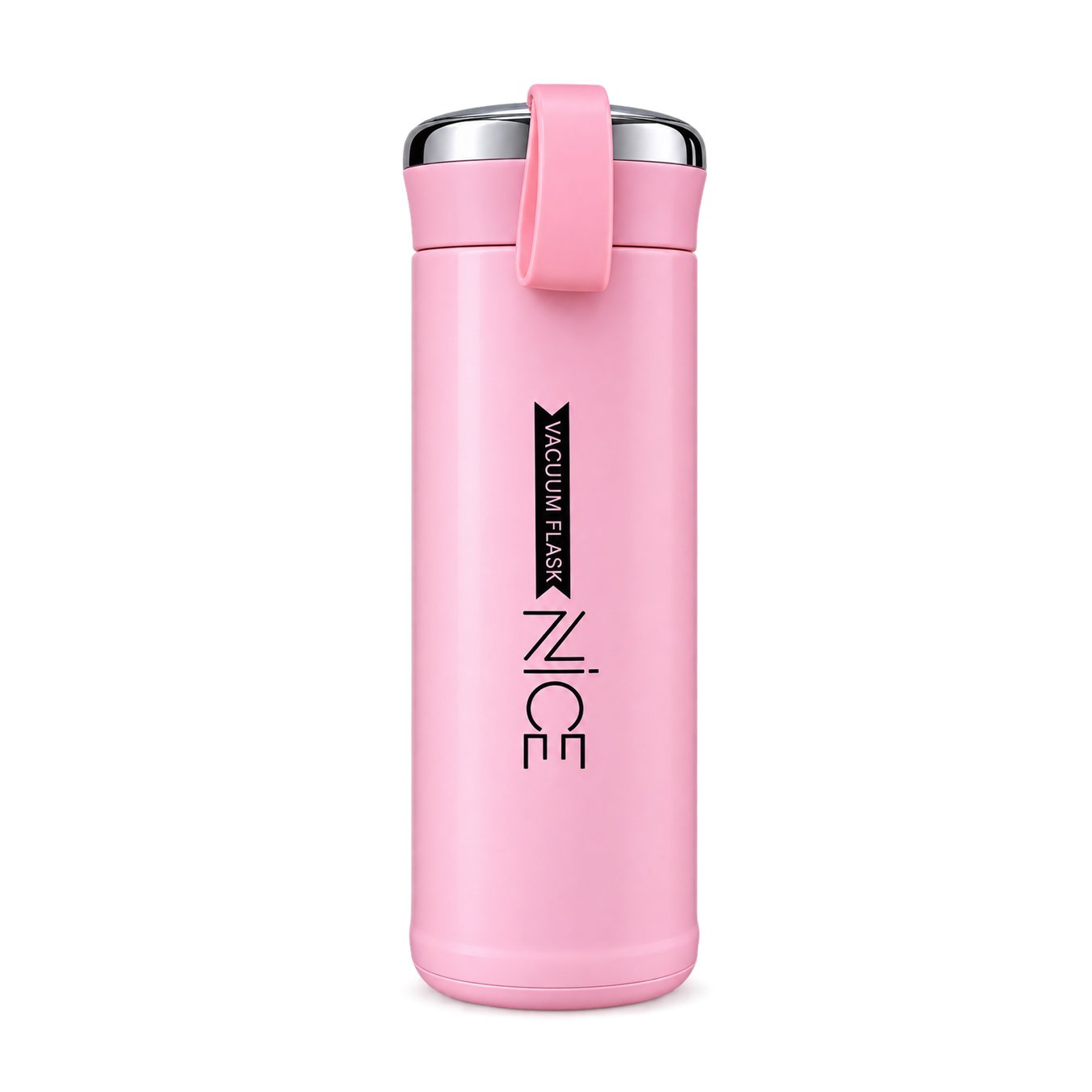 Pink Vacuum Flask / Insulated Water Bottle with Strap 🩷🥤