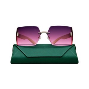 Premium Rimless Square Gradient Sunglasses for Women