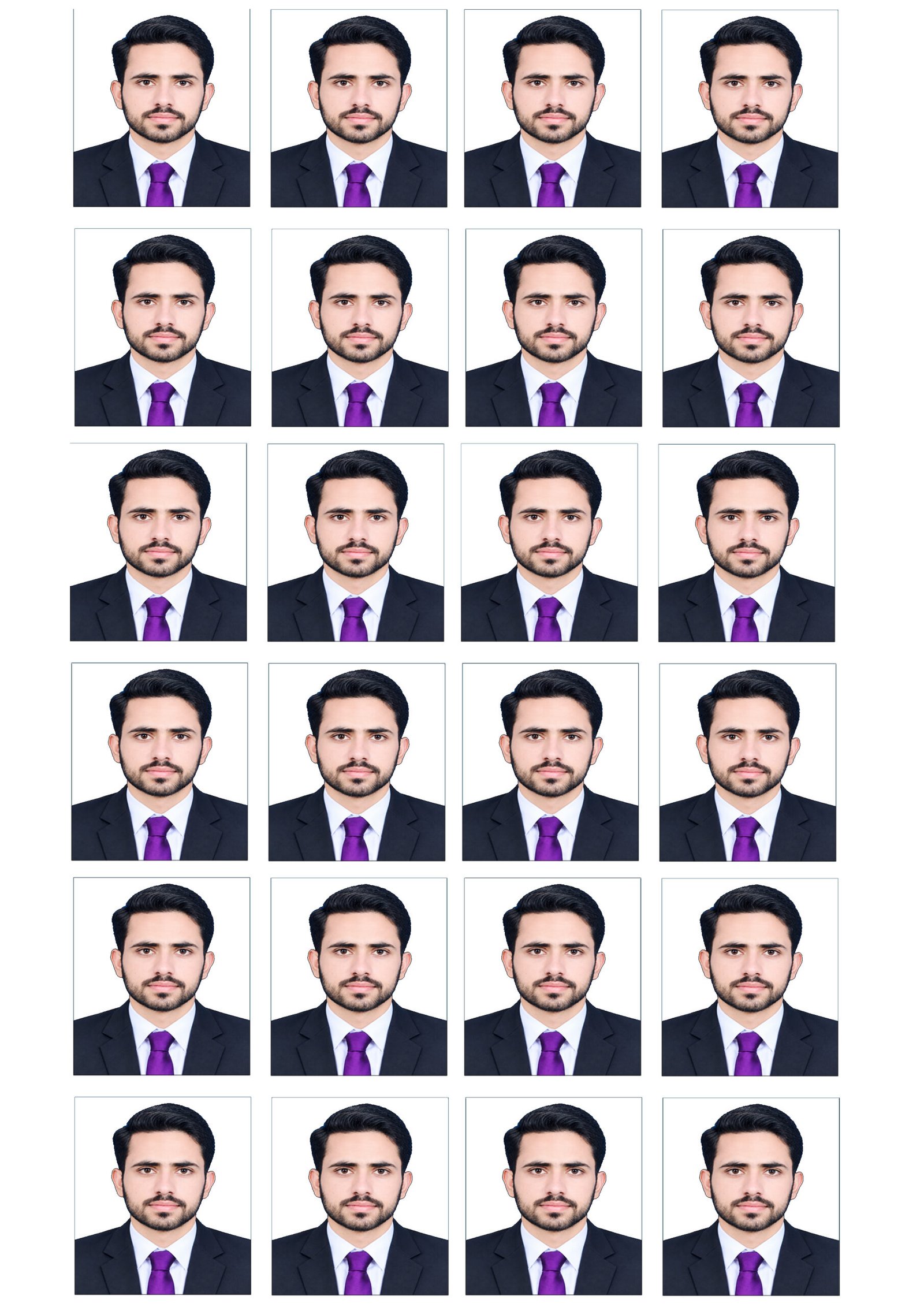 Professional Passport Size Photos (8 Copies) 📸