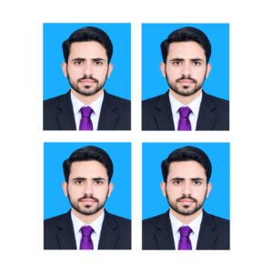 Professional Passport Size Photos (8 Copies) 📸